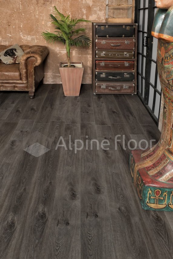 Фото товара Каменно-инженерная плитка Alpine Floor Premium XL ABA ECO7-11 Дуб торфяной