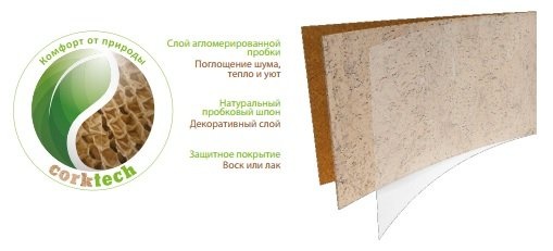 Фото товара Пробковые панели для стен Amorim Wise Dekwall Stone Art Oyster TA22001